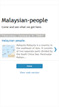 Mobile Screenshot of malaysian-people.blogspot.com