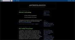 Desktop Screenshot of antropologices.blogspot.com