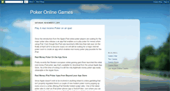 Desktop Screenshot of 99pokeronlinegames.blogspot.com