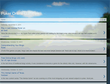 Tablet Screenshot of 99pokeronlinegames.blogspot.com