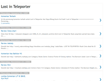 Tablet Screenshot of lostinteleporter.blogspot.com