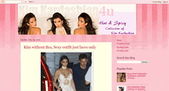 Desktop Screenshot of kimkardashian4u.blogspot.com