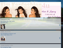 Tablet Screenshot of kimkardashian4u.blogspot.com