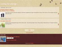 Tablet Screenshot of eatingforenergyreviewed.blogspot.com