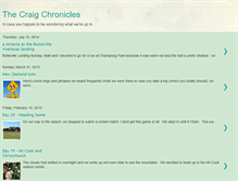 Tablet Screenshot of craigchronicles.blogspot.com