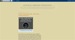 Desktop Screenshot of centraloregonweddings.blogspot.com