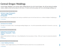 Tablet Screenshot of centraloregonweddings.blogspot.com