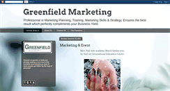 Desktop Screenshot of greenfieldmarketing.blogspot.com