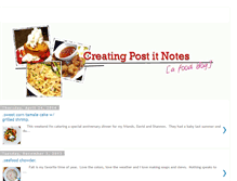 Tablet Screenshot of creatingpostitnotes.blogspot.com