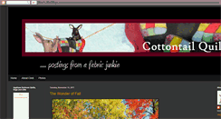 Desktop Screenshot of cottontailquilts.blogspot.com
