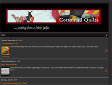 Tablet Screenshot of cottontailquilts.blogspot.com
