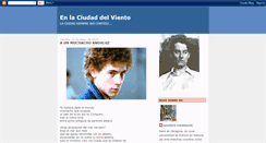 Desktop Screenshot of enalaciudaddelviento.blogspot.com