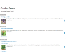 Tablet Screenshot of garden-sense.blogspot.com