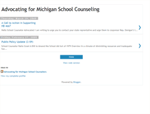 Tablet Screenshot of michiganschoolcounseling.blogspot.com