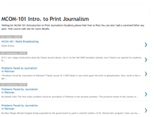 Tablet Screenshot of mcom101.blogspot.com
