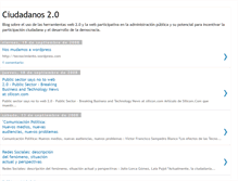 Tablet Screenshot of ciudadanos20.blogspot.com