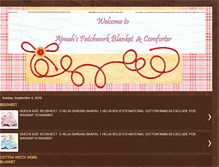 Tablet Screenshot of ajmahspatchworkblanket.blogspot.com