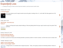Tablet Screenshot of expectedloss.blogspot.com