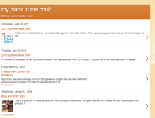 Tablet Screenshot of myplaceinthechoir.blogspot.com