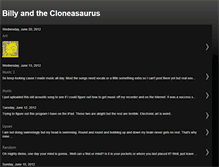 Tablet Screenshot of billyandthecloneasaurus.blogspot.com