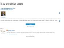 Tablet Screenshot of kicasbraziliansnacks.blogspot.com