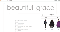 Desktop Screenshot of beautifulgraceblog.blogspot.com