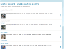Tablet Screenshot of michelbenardartiste-peintre.blogspot.com