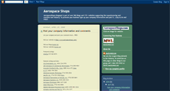 Desktop Screenshot of aerospaceshops.blogspot.com
