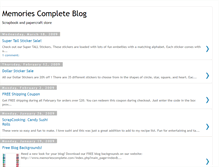 Tablet Screenshot of memoriescomplete.blogspot.com