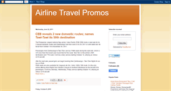 Desktop Screenshot of airlinetravelpromos.blogspot.com