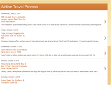 Tablet Screenshot of airlinetravelpromos.blogspot.com