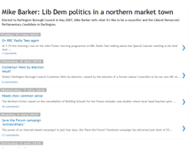 Tablet Screenshot of cllrmikebarker.blogspot.com