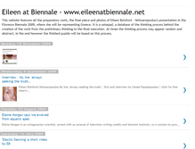 Tablet Screenshot of eileenatbiennale.blogspot.com