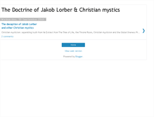 Tablet Screenshot of jakoblorber-doctrine.blogspot.com