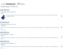 Tablet Screenshot of karbonet.blogspot.com