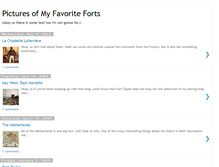 Tablet Screenshot of favoriteforts.blogspot.com