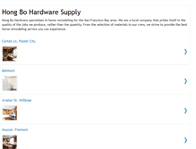 Tablet Screenshot of hongbohardware.blogspot.com