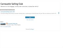 Tablet Screenshot of carnoustiesailingclub.blogspot.com