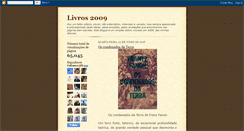 Desktop Screenshot of livros2009.blogspot.com