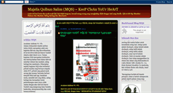 Desktop Screenshot of majelisqolbunsalim.blogspot.com