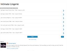 Tablet Screenshot of intimategoddesslingerie.blogspot.com