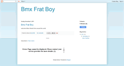 Desktop Screenshot of bmxfratboy.blogspot.com