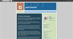 Desktop Screenshot of paulchurch.blogspot.com