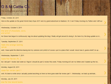 Tablet Screenshot of gmcattleco.blogspot.com