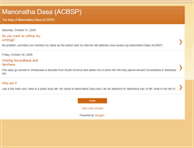 Tablet Screenshot of manonatha.blogspot.com