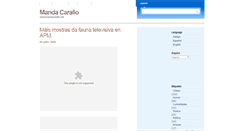Desktop Screenshot of mandacarallo.blogspot.com