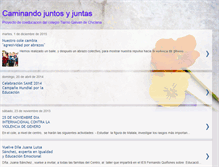 Tablet Screenshot of caminandojuntosjuntas.blogspot.com