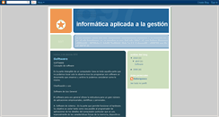 Desktop Screenshot of informaplicgestion.blogspot.com