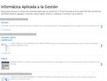 Tablet Screenshot of informaplicgestion.blogspot.com