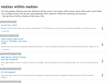 Tablet Screenshot of motionwithinmotion.blogspot.com